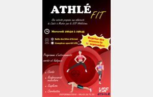 Reprise des séances ATHLÉ 'FIT