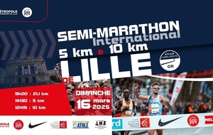 5km, 10km et semi marathon  de Lille